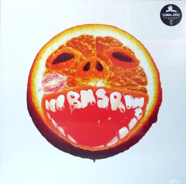 Black Moth Super Rainbow - Cobra Juicy LP, Album, White With Orange Splatter VG+/VG