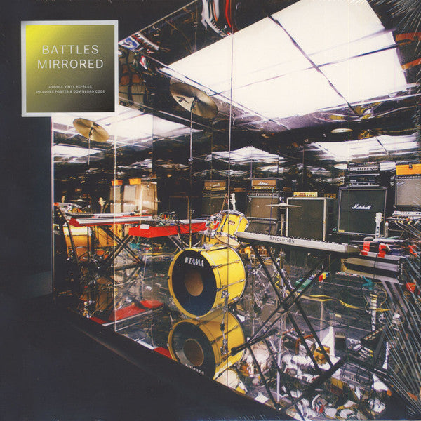 Battles - Mirrored 2xLP, Album, RE, RP VG+/VG