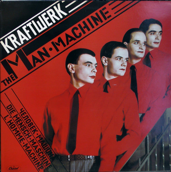 Kraftwerk - The Man • Machine LP, Album VG/VG+