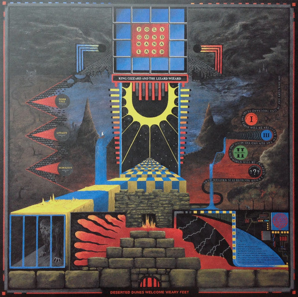 King Gizzard And The Lizard Wizard - Polygondwanaland LP, Album, RE, Rancid Rainwater Eco-Wax VG+/VG