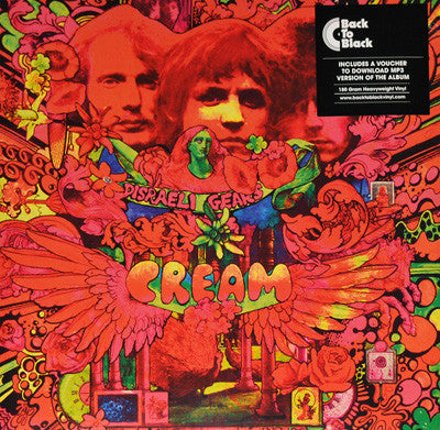 Cream - Disraeli Gears LP, Album, RE, 180 VG+/VG+