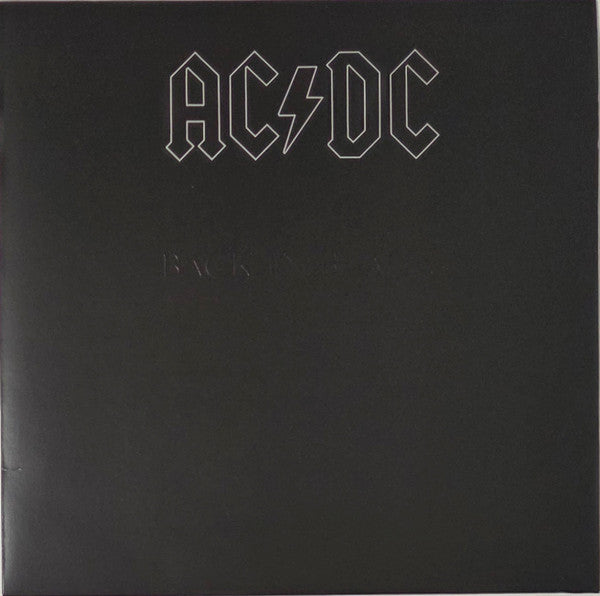 AC/DC - Back In Black LP, Album, RE, RM, Sealed, Mint
