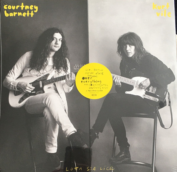 Courtney Barnett And Kurt Vile - Lotta Sea Lice LP, Album, Ltd, Clear Vinyl VG/VG+