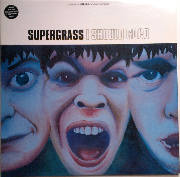 Supergrass - I Should Coco LP, Album + 7", Mispress, Ltd VG+/VG