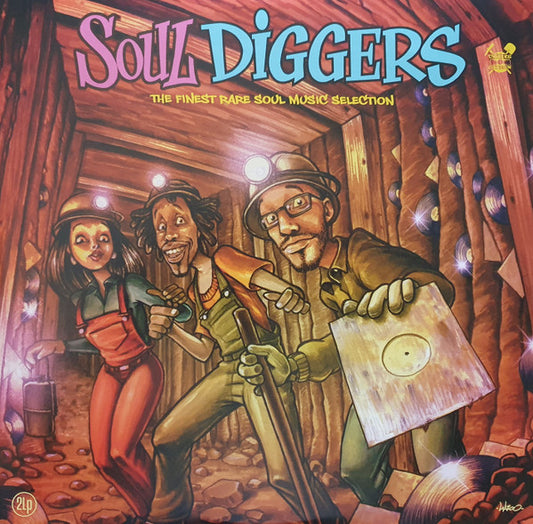 Various - Soul Diggers 2xLP, Comp, RM VG/VG