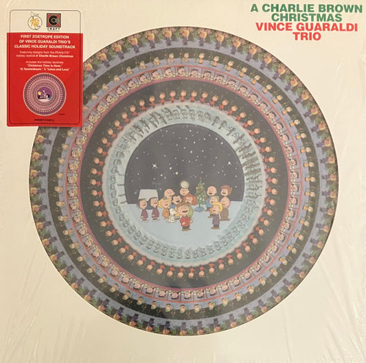 Vince Guaraldi Trio - A Charlie Brown Christmas LP, Album, Ltd, Picture Disc, Reissue, Zoetrope, Sealed, Mint