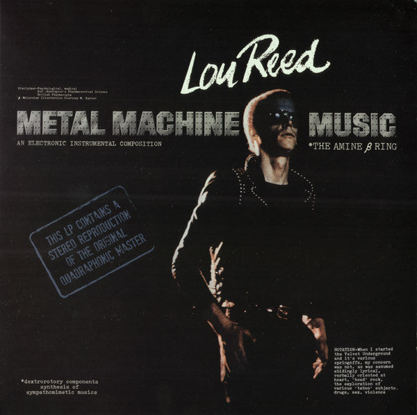 Lou Reed - Metal Machine Music 2xLP, Album, RE, RM, VG+/VG+