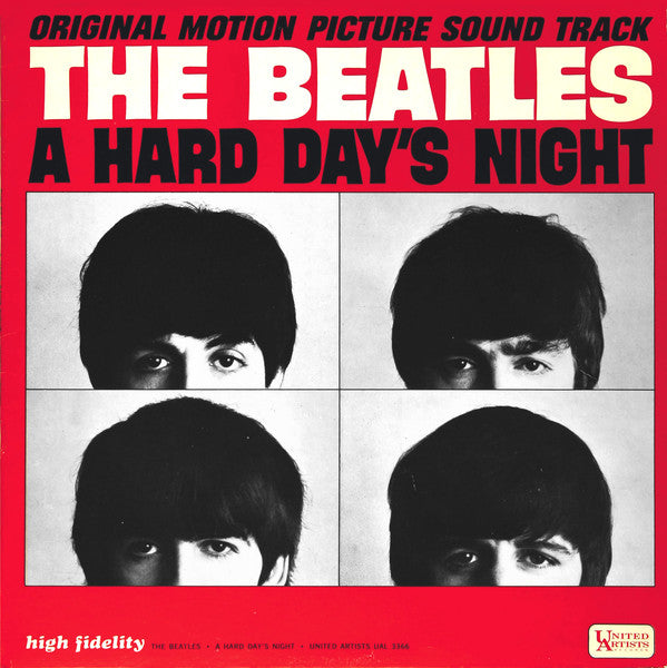 The Beatles - A Hard Day's Night (Original Motion Picture Sound Track) LP, Album, Mono VG/VG