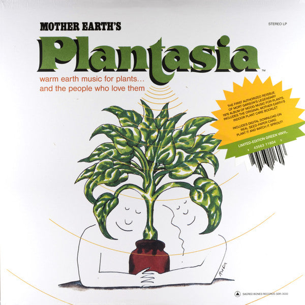 Mort Garson - Mother Earth's Plantasia LP, Album, Ltd, RE, RM, Green, Tip-On Sleeve VG+/VG