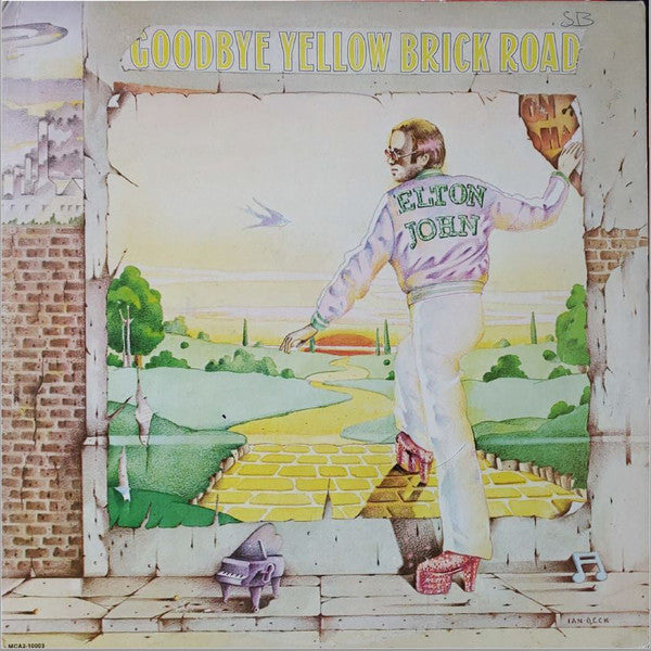 Elton John - Goodbye Yellow Brick Road 2xLP, Album, Club, Tri-fold VG/VG
