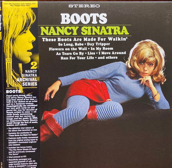 Nancy Sinatra - Boots LP, RE, RM, Purple Swirl Vinyl VG+/VG+