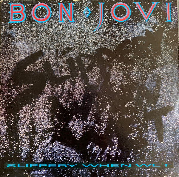 Bon Jovi - Slippery When Wet LP, Album VG/VG