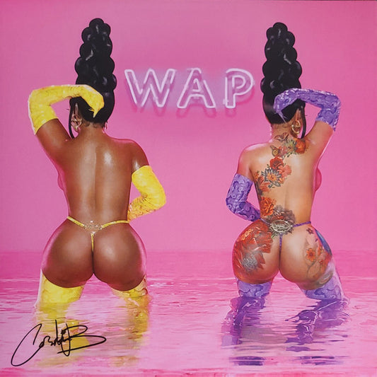 Cardi B Feat. Megan Thee Stallion - WAP 12", Single, Ltd, Purple Vinyl G+/VG