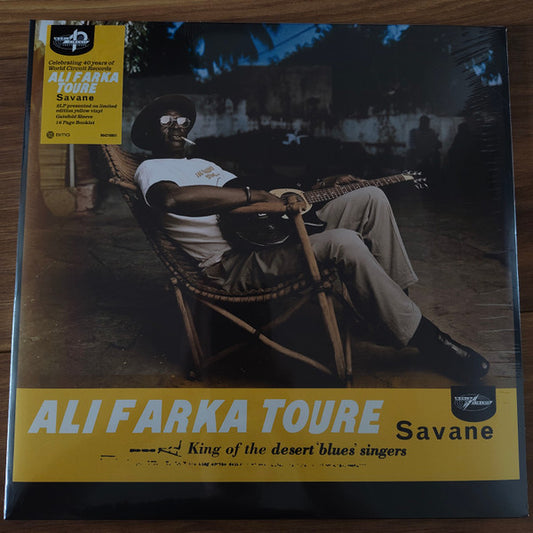 Ali Farka Touré - Savane LP, Album, RE, Yellow Vinyl, Sealed, Mint