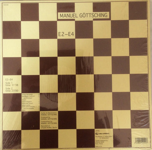 Manuel Göttsching - E2-E4 LP, Album, RE VG+/VG+