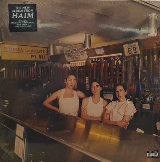 Haim - Women In Music Pt. III 2x12", Album, Ltd, Yel VG+/VG+