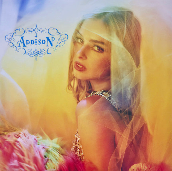 Addison Rae - Addison LP, Album, RE, Yellow Marble Vinyl, Sealed, Mint