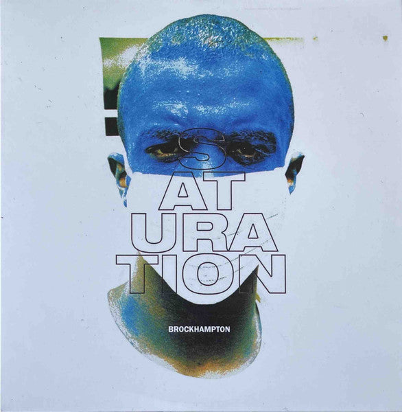 Brockhampton - Saturation LP, Album, Unofficial Release, Sky Blue VG+/VG+
