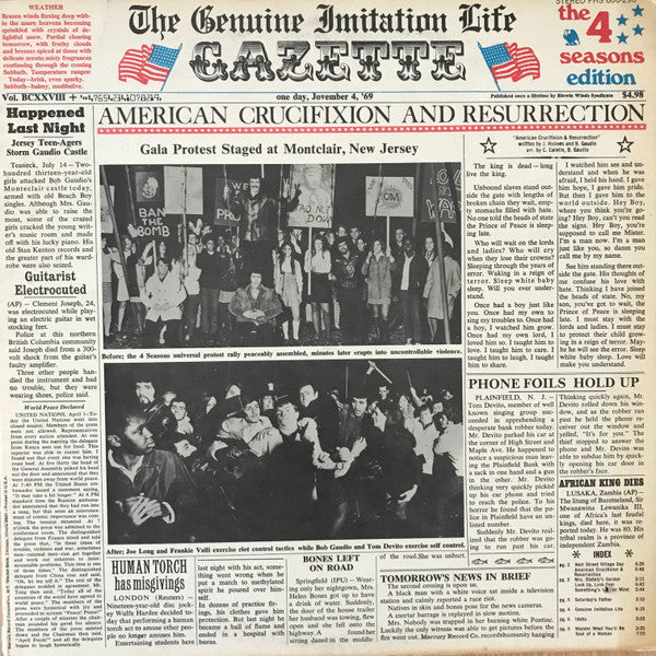 The Four Seasons - The Genuine Imitation Life Gazette LP, Album VG/VG+