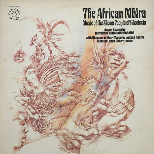 Dumisani Abraham Maraire - The African Mbira - Music Of The Shona People Of Rhodesia LP VG/VG