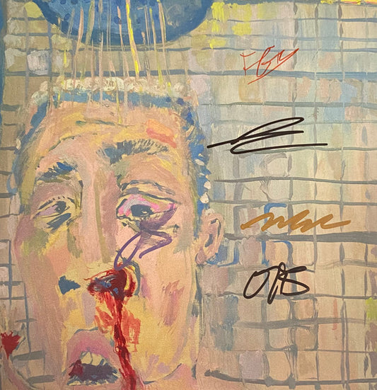 Peeping Drexels - Bad Time 12", EP, Ltd, Blue Vinyl VG+/VG+
