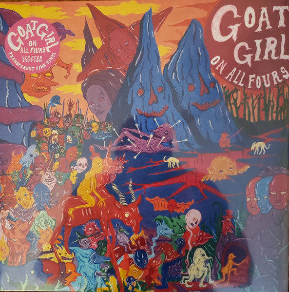 Goat Girl - On All Fours 2xLP, Album, Ltd, Pin VG+/VG+