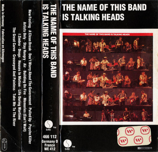 Talking Heads – The Name Of This Band Is Talking Heads Cassette Tape VG/VG