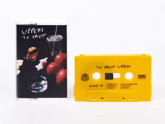 TV Priest – Uppers Yellow Cassette Tape EX/EX