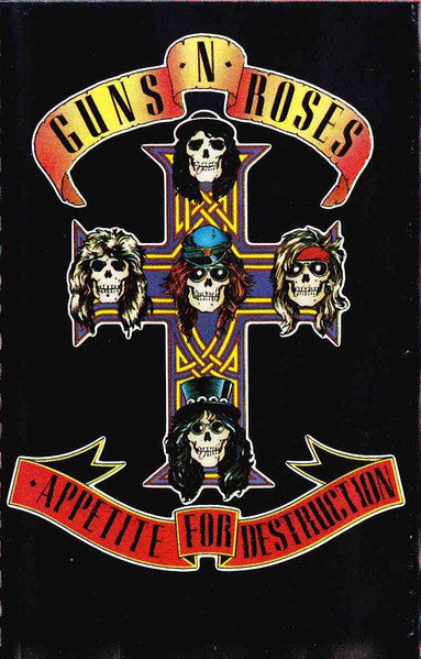 Guns N' Roses – Appetite For Destruction Cassette Tape